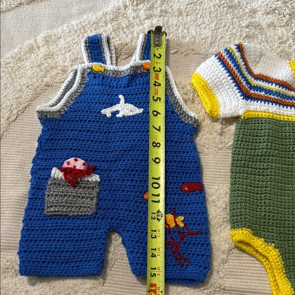 Handmade Crochet Baby Outfit